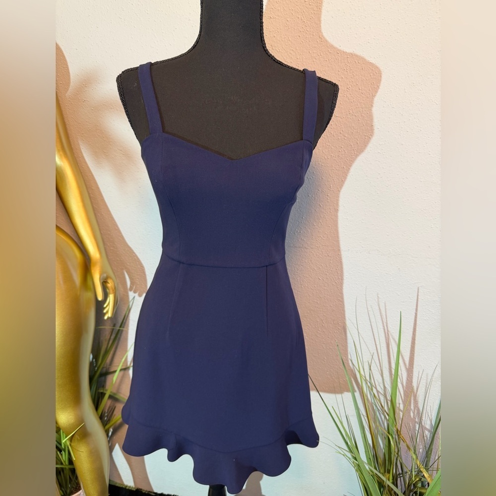 French Connection Midnight Blue Mini Dress